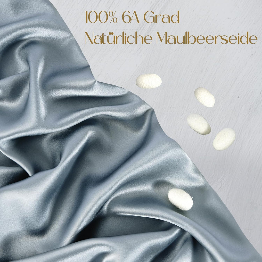 ZIMASILK Kissenbezug aus 100% Seide für Haare und Haut. Doppelseitige 19 Momme Reine Maulbeerseide K