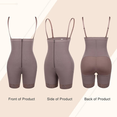FeelinGirl Miederhose Stark Formend Hohe Taille Shaping Hose Bauchweg für Damen Fajas mit Abnehmbare