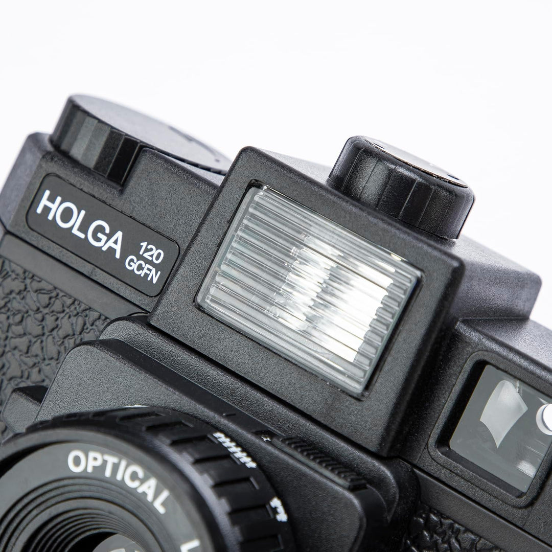 Anton & HOLGA 120GCFN Rollfim Camera Black Optical Glas Lens (Lieferung ohne Film) AK3-120GCFN-B, AK