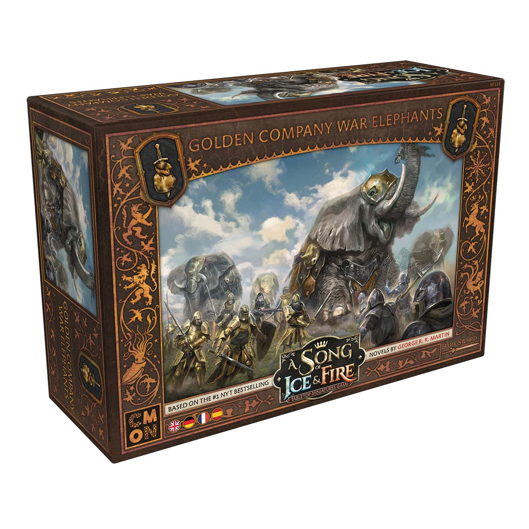 CMON | A Song of Ice &amp; Fire – Kriegselefanten der Goldenen Kompanie | Erweiterung | Tabletop | 2 Spi