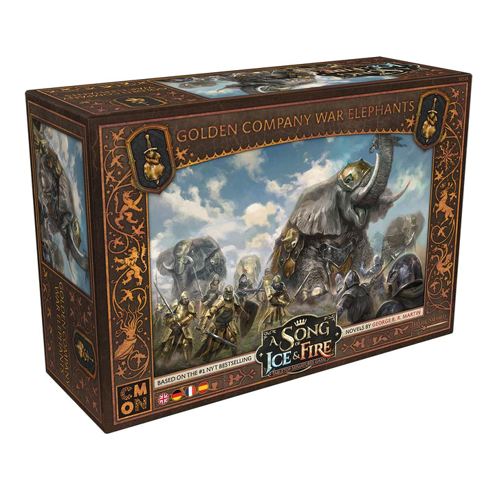 CMON | A Song of Ice &amp; Fire – Kriegselefanten der Goldenen Kompanie | Erweiterung | Tabletop | 2 Spi