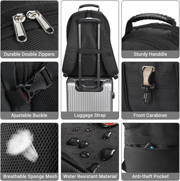 star cloud Rucksack Herren, 17 Zoll Laptop Schulrucksack Arbeitsrucksack Reiserucksack, Wasserdicht