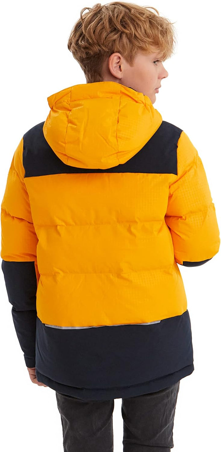 Killtec Jungen Kow 31 Bys Qltd Jckt Steppjacke mit Kapuze, Gelb