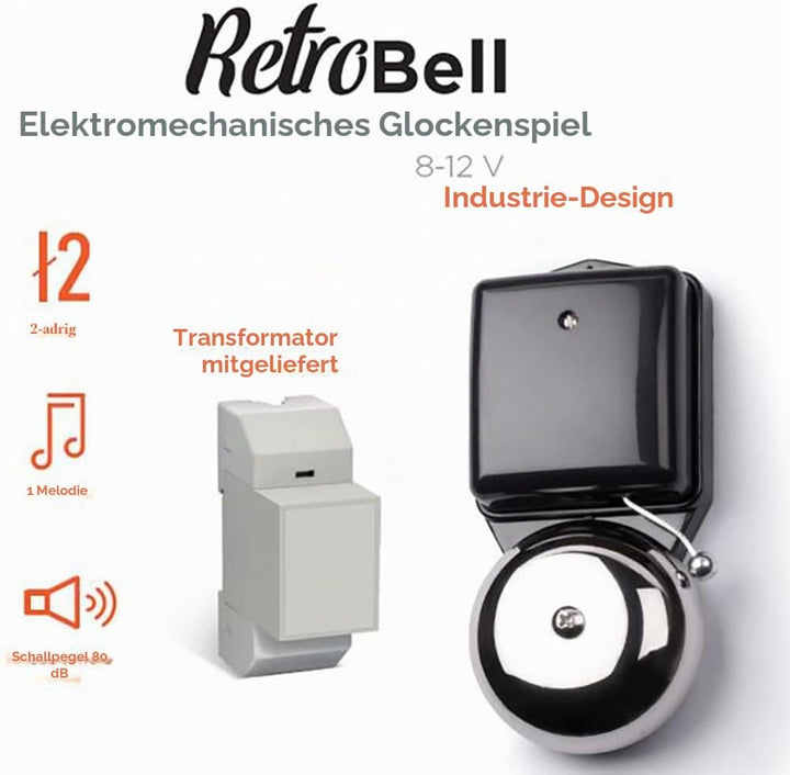 SCS Sentinel RetroBell Kabelgebundene Türklingel,