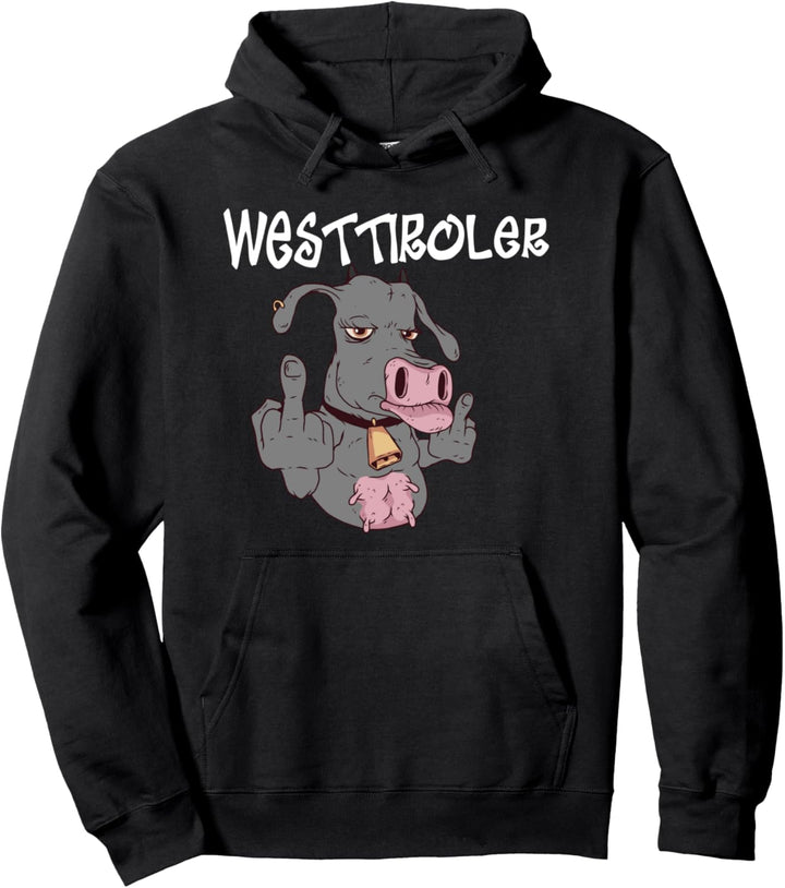 Tirol Tiroler Grauvieh Westtiroler Landwirt Kuh Geschenk Pullover Hoodie