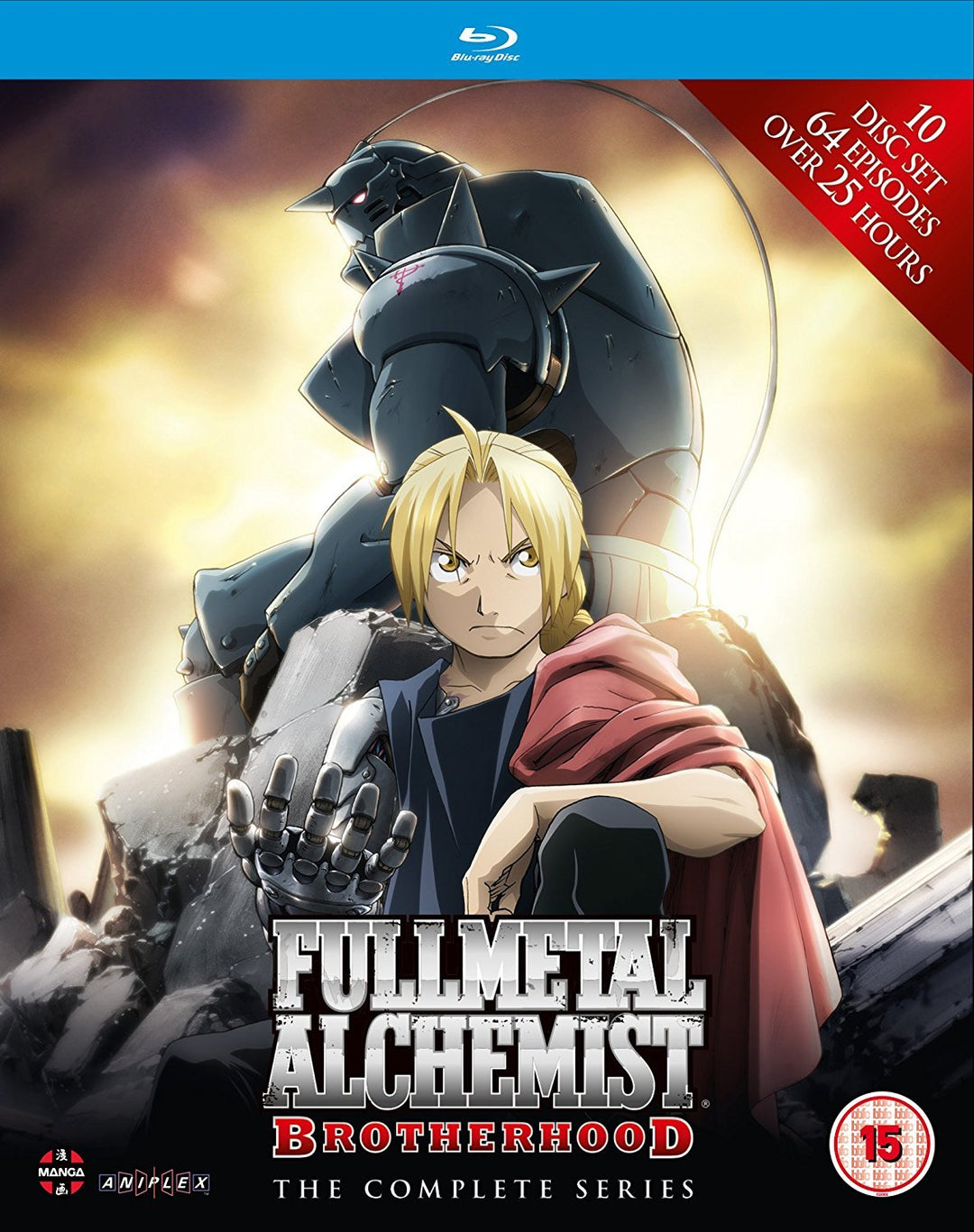 Fullmetal Alchemist Brotherhood - Complete Series Box Set (Episodes 1-64) [Blu-ray], Blu-ray