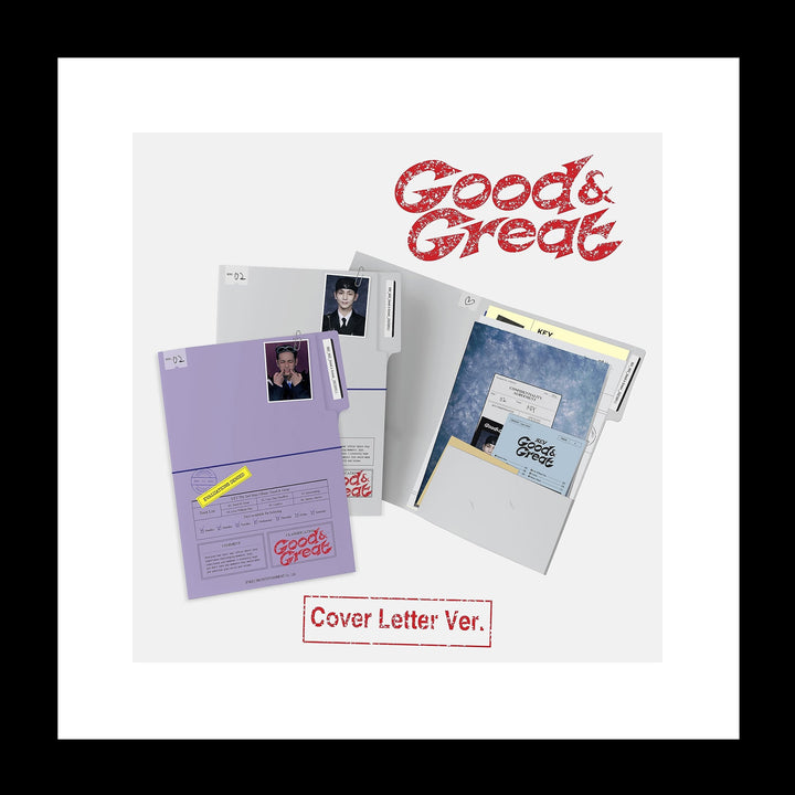 SHINee KEY Good & Great 2nd Mini Album Contents+Tracking Sealed (PAPER 2 Version SET)