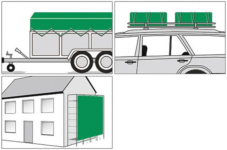 Kerbl Abdeckplane (Plane, Kunststoffplane, Gewebeplane) PolyGuard 210gr/m² 5 x 6m, Nr. 37208 6 m/ 5
