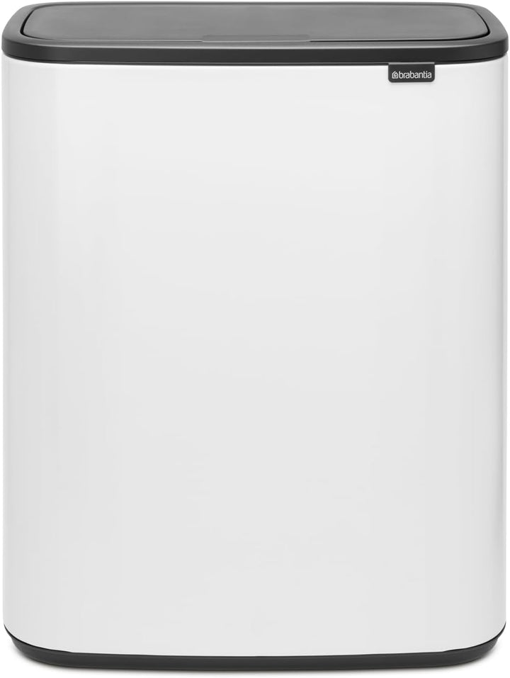 Brabantia Mülleimer, Weiss, 60 Liter 1 Inneneimer (60L) White, 1 Inneneimer (60L) White