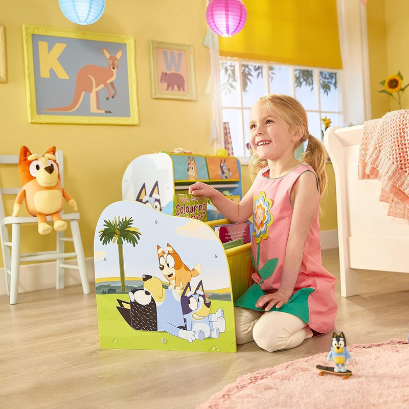 Bluey Kinder-Bücherregal – Schlafzimmer Bücheraufbewahrung (ca.) 39,5 cm (H) x 39,5 cm (B) x 35 cm (