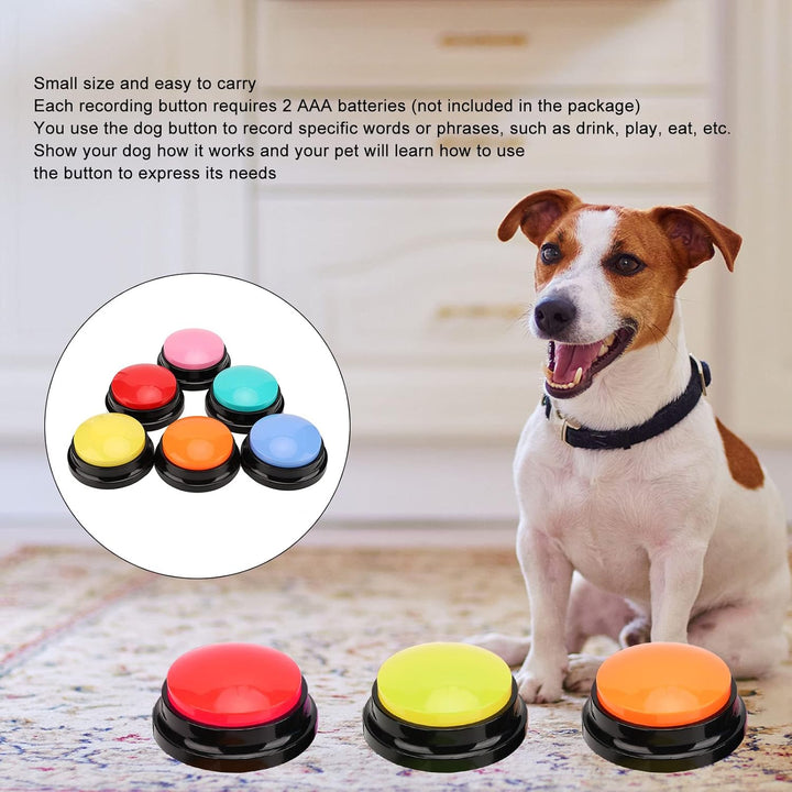 Annadue Learning Resources – 6 Stück Buzzer mit Aufnahmefunktion, Answer Buzzers, Kommunikationstast
