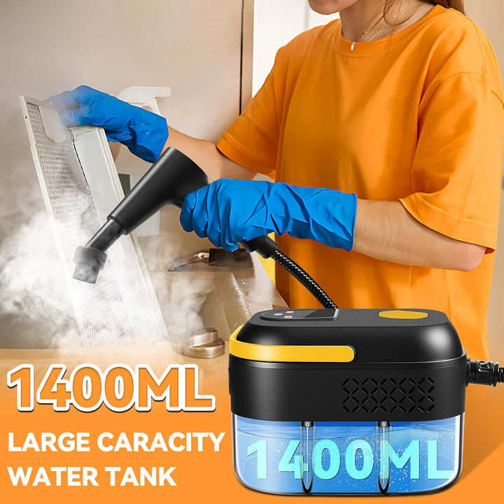 KingSom Dampfreiniger Handgerät,6-Stufig Verstellbarer Dampfreiniger,2500W Steam Cleaner für Alles,1