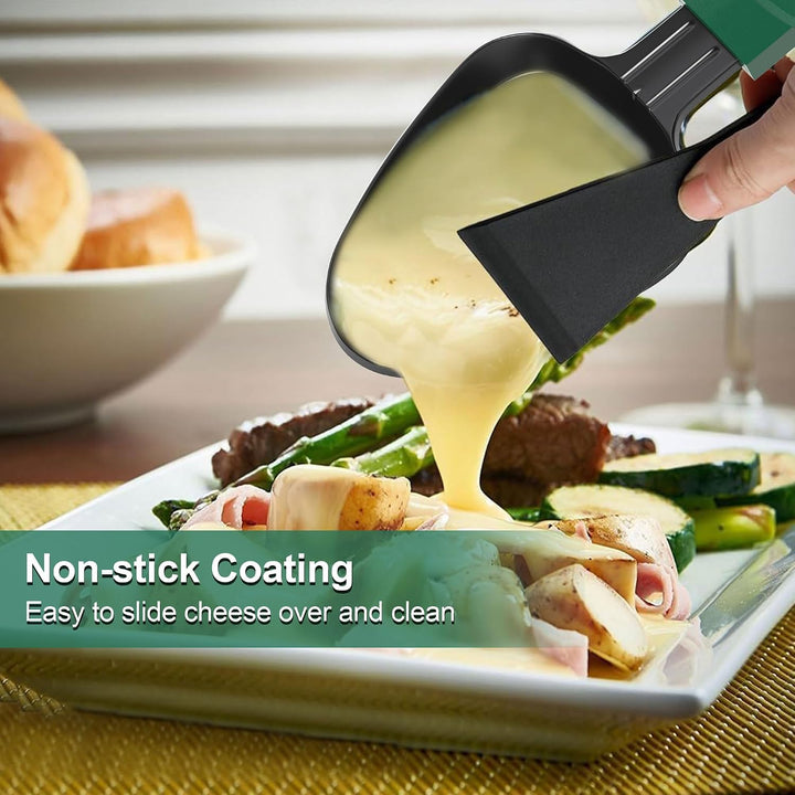 Raclette Pfännchen, 4 Stück Mini Pfännchen Ersatz für Raclette, Antihaftbeschichtet Grill Pfännchen