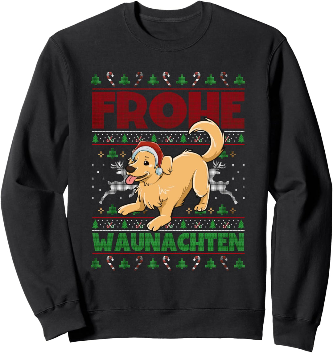 Frohe Weihnachten Golden Retriever Sweatshirt