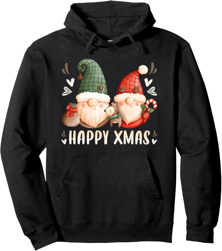 Weihnachtsmann Wichtel, Happy Happy Xmas, Weihnachten Pullover Hoodie