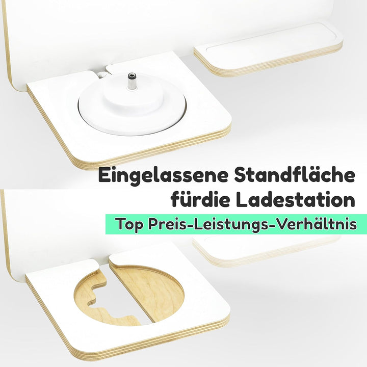 stadtecken Holzregal für Musikbox – Passend für Toniebox & ca. 35 Tonies | Perfekte Aufbewahrung für