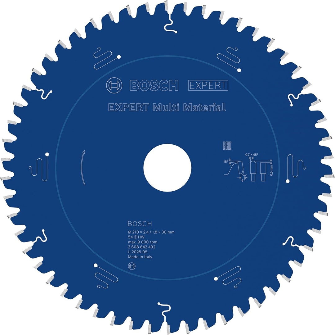 Bosch Accessories Bosch Professional 1x Kreissägeblatt Expert for Multi Material (für Multimaterial,