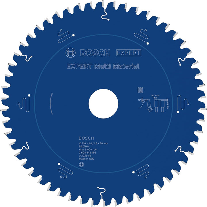 Bosch Accessories Bosch Professional 1x Kreissägeblatt Expert for Multi Material (für Multimaterial,