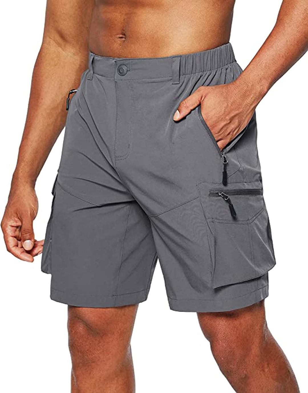 Tansozer Kurze Wanderhose Herren Mit Reissverschlusstasche Outdoor Wandern Bergsteigen Sommer Shorts