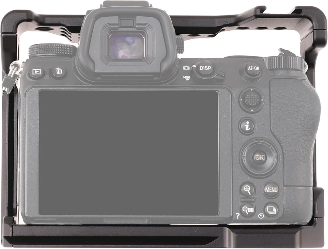 Z6 Z7 II Cage, Hersmay Aluminium DSLR Camera Cage Kamerakäfig für Nikon Z5/ Z6/ Z7/ Z6II/ Z7II Kamer