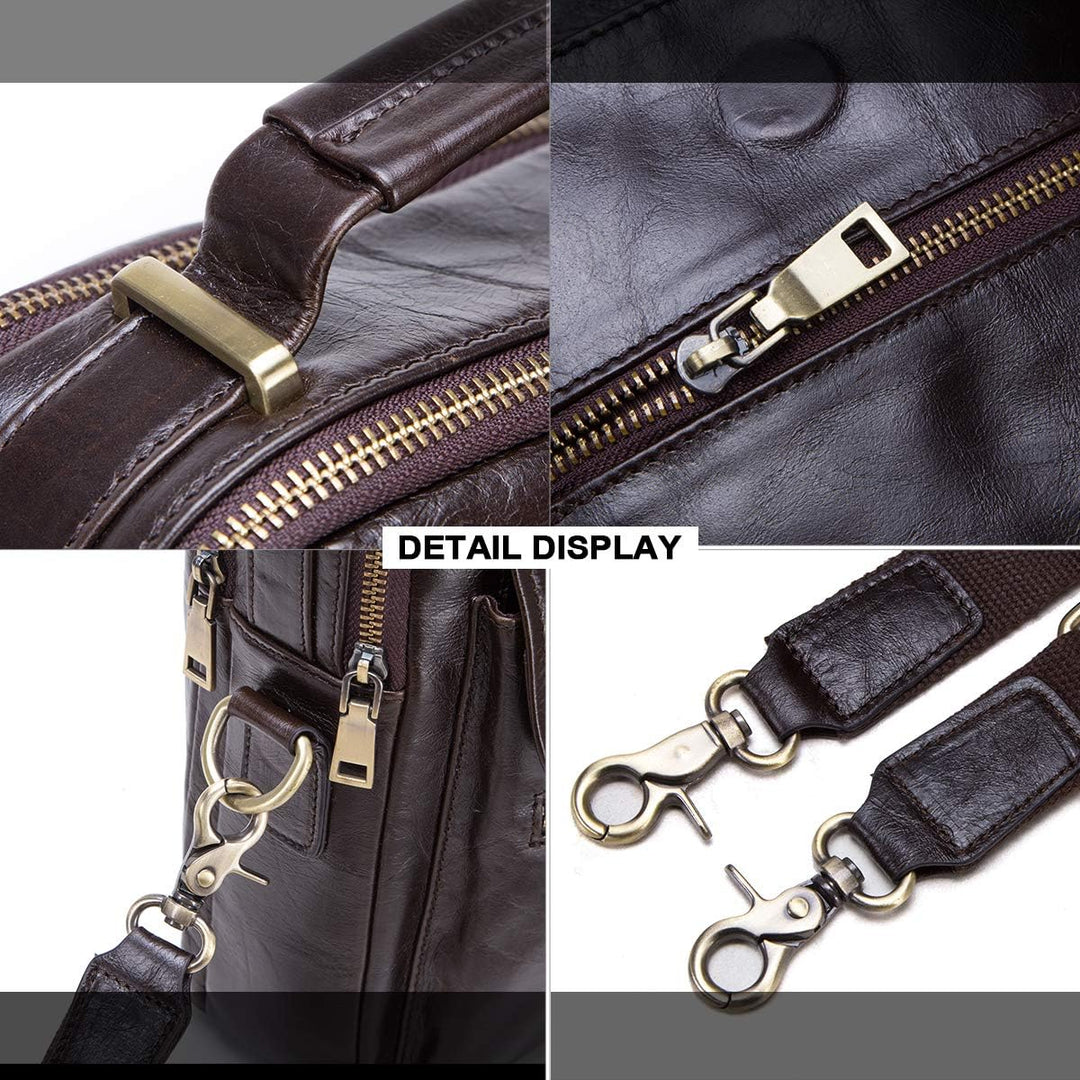 Contacts Männer Kleine Leder Messenger Bag, Echtes Leder Crossbody Tasche Schulter iPad Tasche Reise