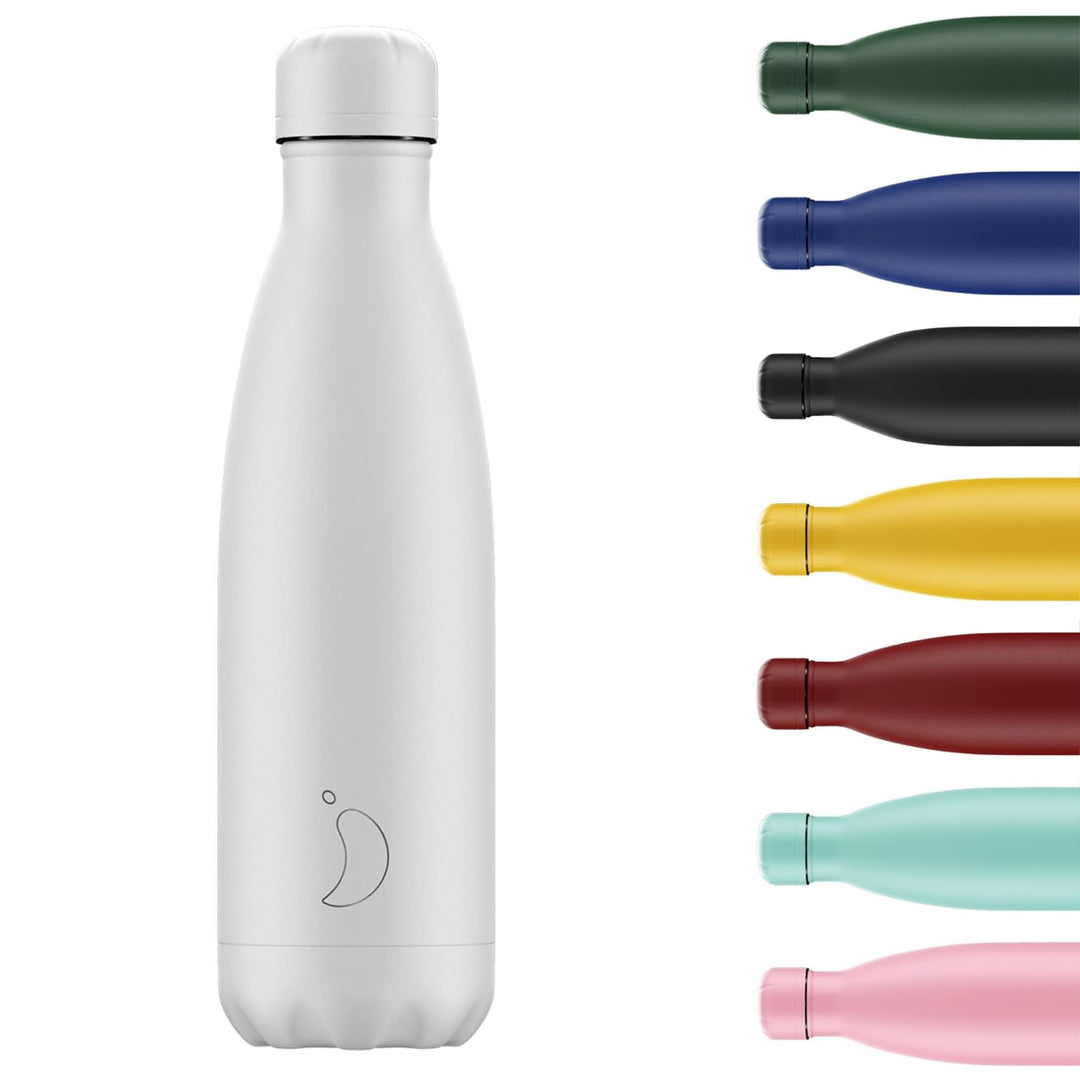 Chilly's Original Trinkflasche - Isolierflasche aus Edelstahl, Wiederverwendbare Thermoflasche für h