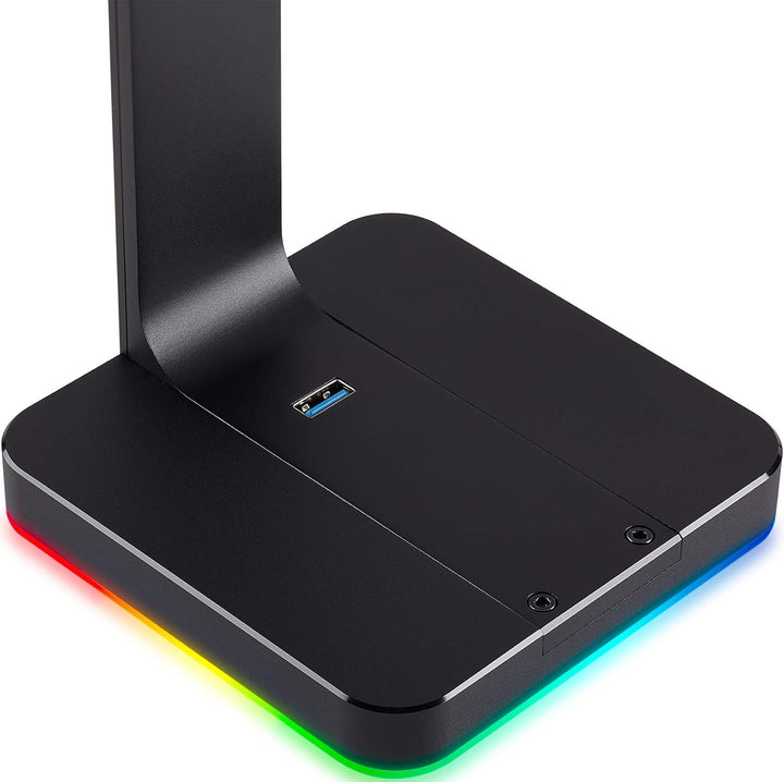 Corsair ST100 Premium Kopfhörer-Ständer (2x USB 3.1, Aluminium, 7.1 Dolby Audio Ausgang) schwarz RGB