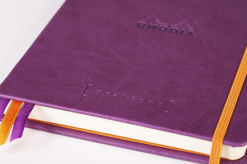 Rhodia 118579C Notizheft Goalbook (DIN A5, 14,8 x 21 cm, Dot, praktisch und trendige, mit festem Dec