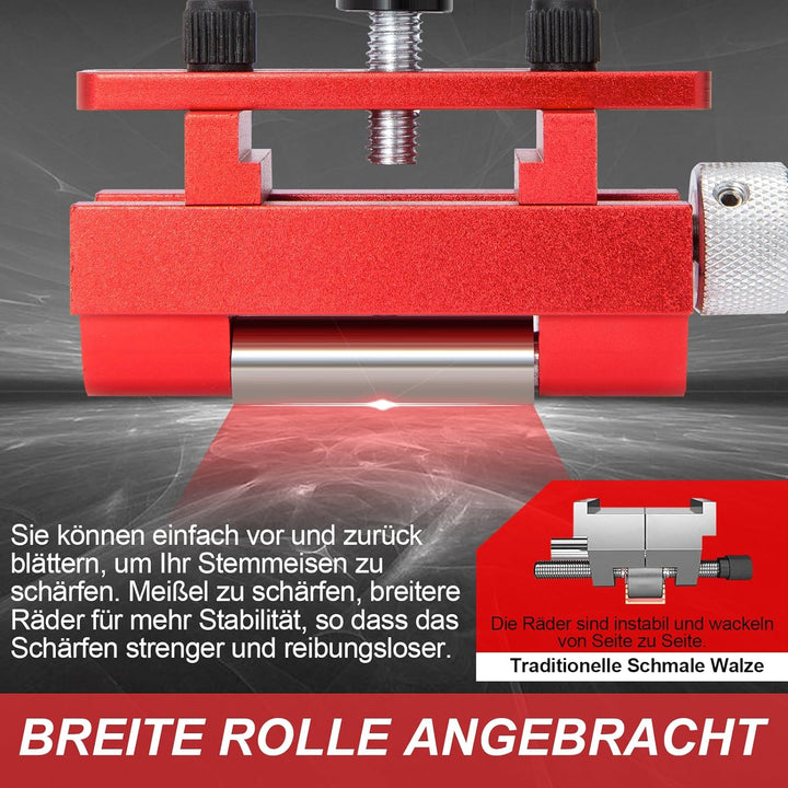 Schleifhilfe Stechbeitel,Upgrade Stemmeisen Schärfen,Schärfhalter Schärfhilfe für Holzwerkzeug Schär
