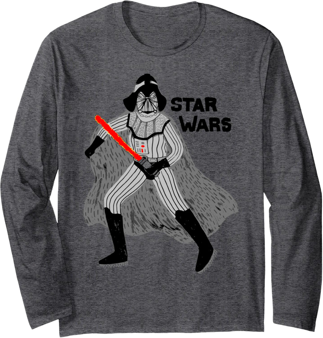 Star Wars Doodle Darth Vader Langarmshirt