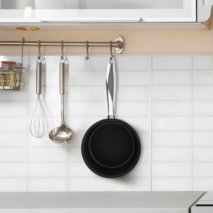 Cecotec Polka Classy 16 Topf Steel, Durchmesser 16 cm, Fassungsvermögen 1,3 l, Edelstahl 18/10, Anti