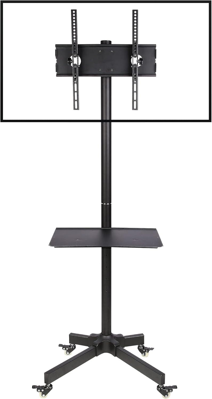 Ergosolid mit Rollen, verstellbar, für LCD-Fernseher von 32 – 55 Zoll, neigbar, VESA max. 400 x 400
