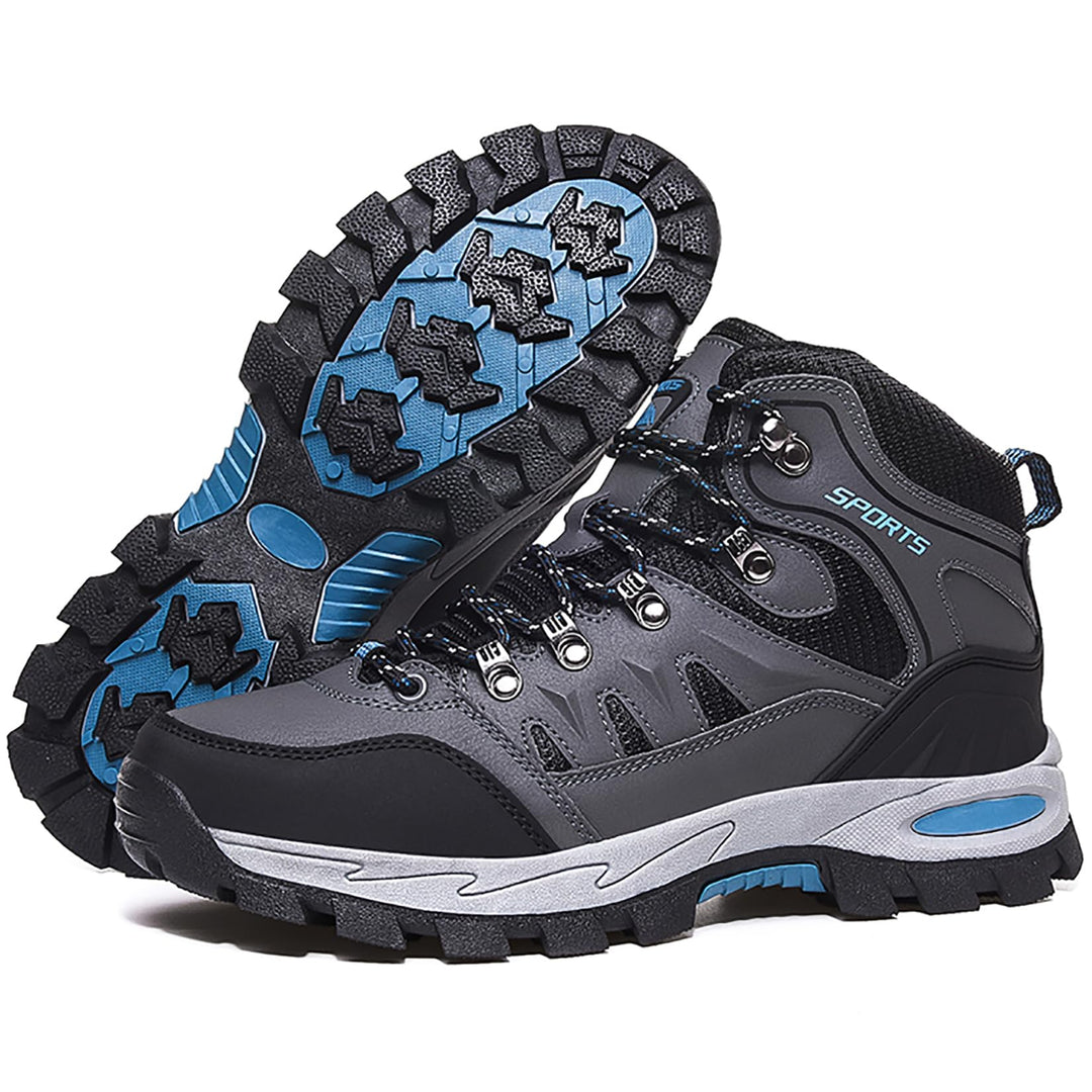 Littleplum Herren Wanderschuhe Winterschuhe Waterproof Wanderstiefel Outdoor Rutschfest High Top Tre