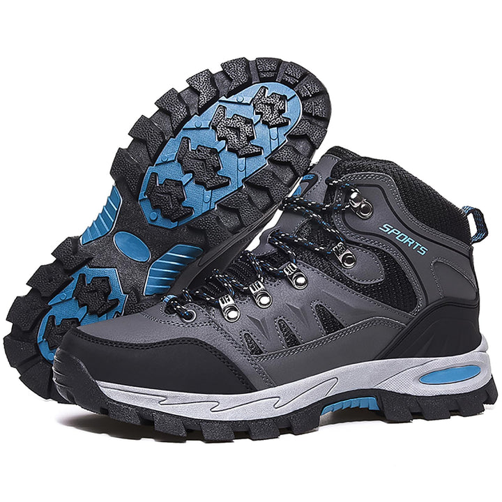 Littleplum Herren Wanderschuhe Winterschuhe Waterproof Wanderstiefel Outdoor Rutschfest High Top Tre