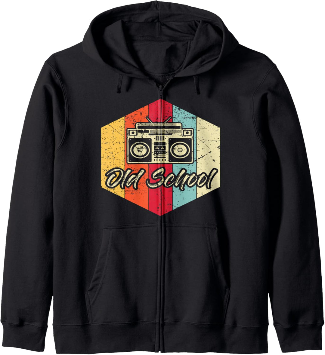 Alte Musik Jahrgang Retro Kapuzenjacke
