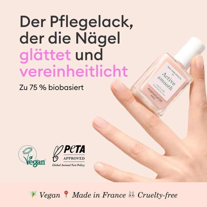MANUCURIST Active Smooth 00 Nagellack Rosé-töne Reparierende und Glättende Nagelpflege - Nagellack N