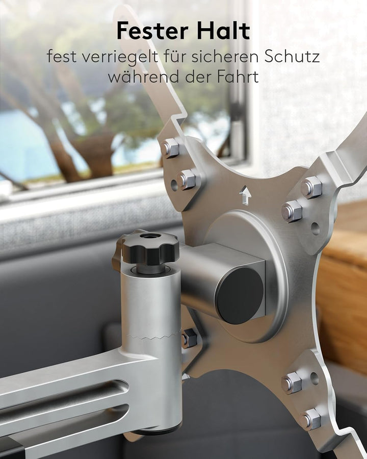 goobay TV-Wandhalterung Wohnmobil 13–43 Zoll, schwenkbar, verriegelbar, VESA 200x200, bis 15 kg, mit