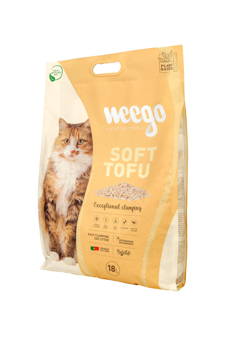 Weego Cat Litter Soft Tofu 18 l