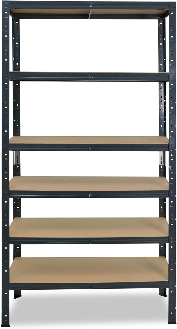 shelfplaza® 200x45x30cm Home Schwerlastregal anthrazit/Metallregal mit 6 Böden/Kellerregal Metall, G