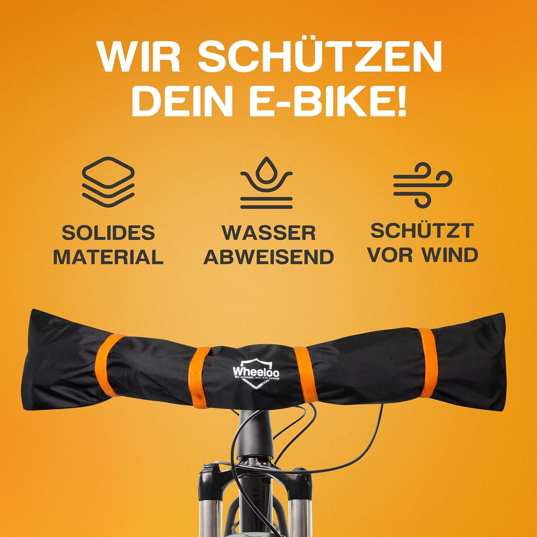 WHEELOO Lenkerschutzhülle Ebike Transportschutz I wasserabweisend & robust I Fahrrad Abdeckung für H