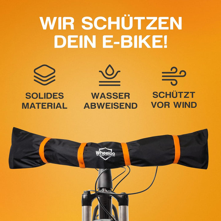 WHEELOO Lenkerschutzhülle Ebike Transportschutz I wasserabweisend & robust I Fahrrad Abdeckung für H