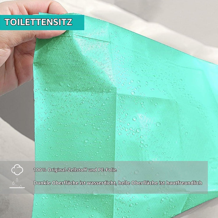 60 Stück Einweg Toilettenauflage, Einweg Toilette Auflage,Toiletten Sitzbezug für Kinder und Erwachs
