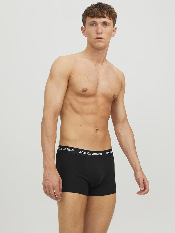 JACK & JONES Male Shorts 7er-Pack Shorts S Schwarz-weiss, S Schwarz-weiss