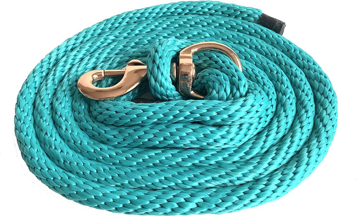 Majestic Ally 2 Stück Solid Poly Leine für Pferde &amp; Nutztiere - 3 Meter lang und 5/8 Zoll dick - aus