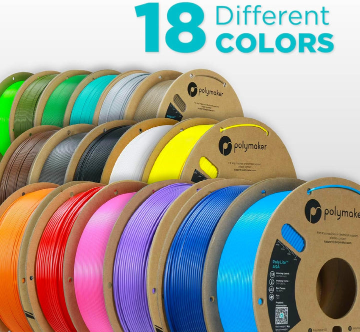 Polymaker PolyLite ASA Schwarz - 1.75mm - 1kg