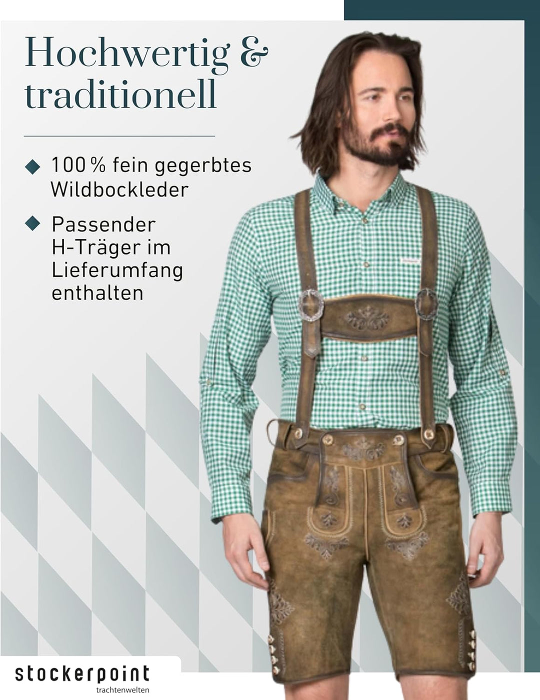 Stockerpoint Herren Hose 50 Havanna Gespeckt, 50 Havanna Gespeckt