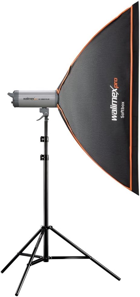 Walimex pro Softbox Orange Line 75x150 ohne Adapter, ohne Adapter