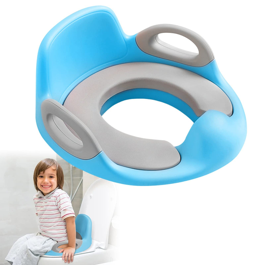 Kinder Toilettensitz Baby Sitz Töpfchentrainer WC Aufsatz Potty Training Toilettentrainer mit Anti-R
