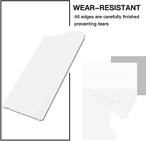 Hintergrund Fotografie Weiss, 3x3m/9.8x9.8ft Anti-Falten White Fotowand Hintergrund Polyester Faltba