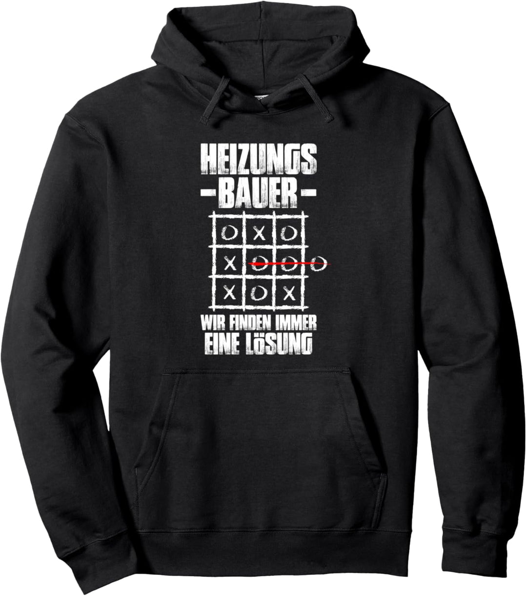 Heizungsbauer Lösung Klempner SHK Anlagenmechaniker Pullover Hoodie